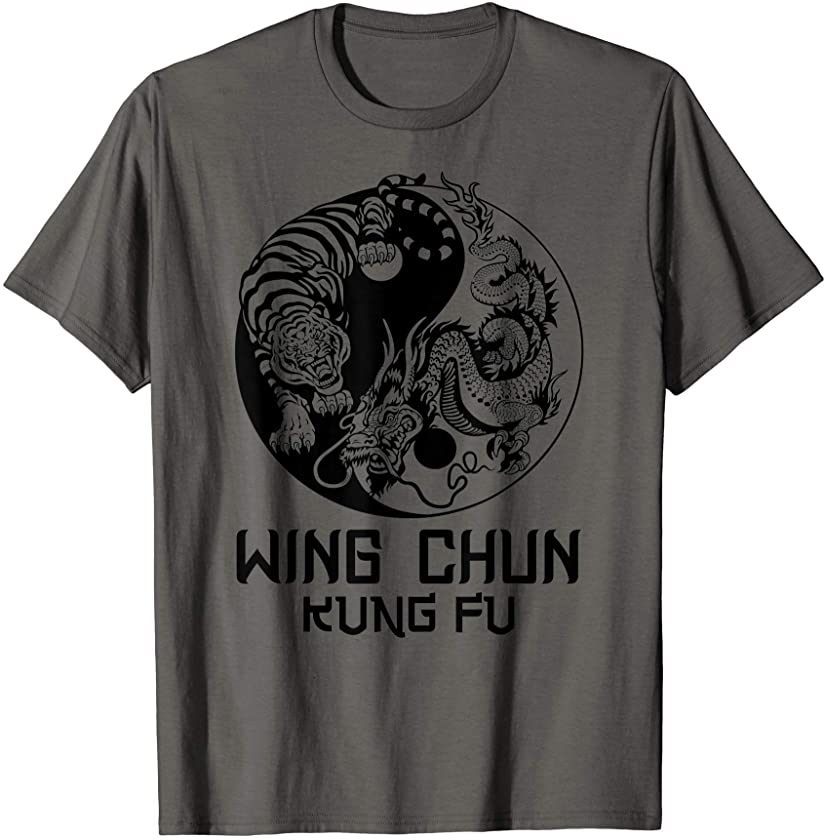 Wing Chun ying yang tiger dragon T-Shirt