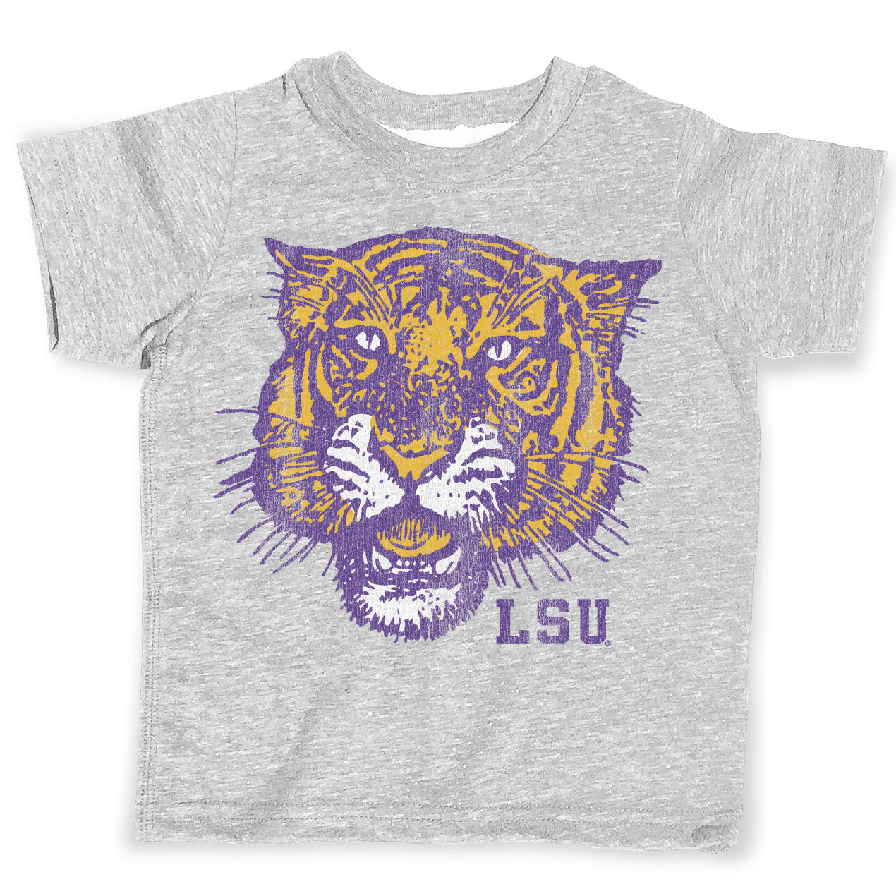 B&B Dry Goods LSU Tigers 78 Tiger Melange Toddler T-Shirt – Grey