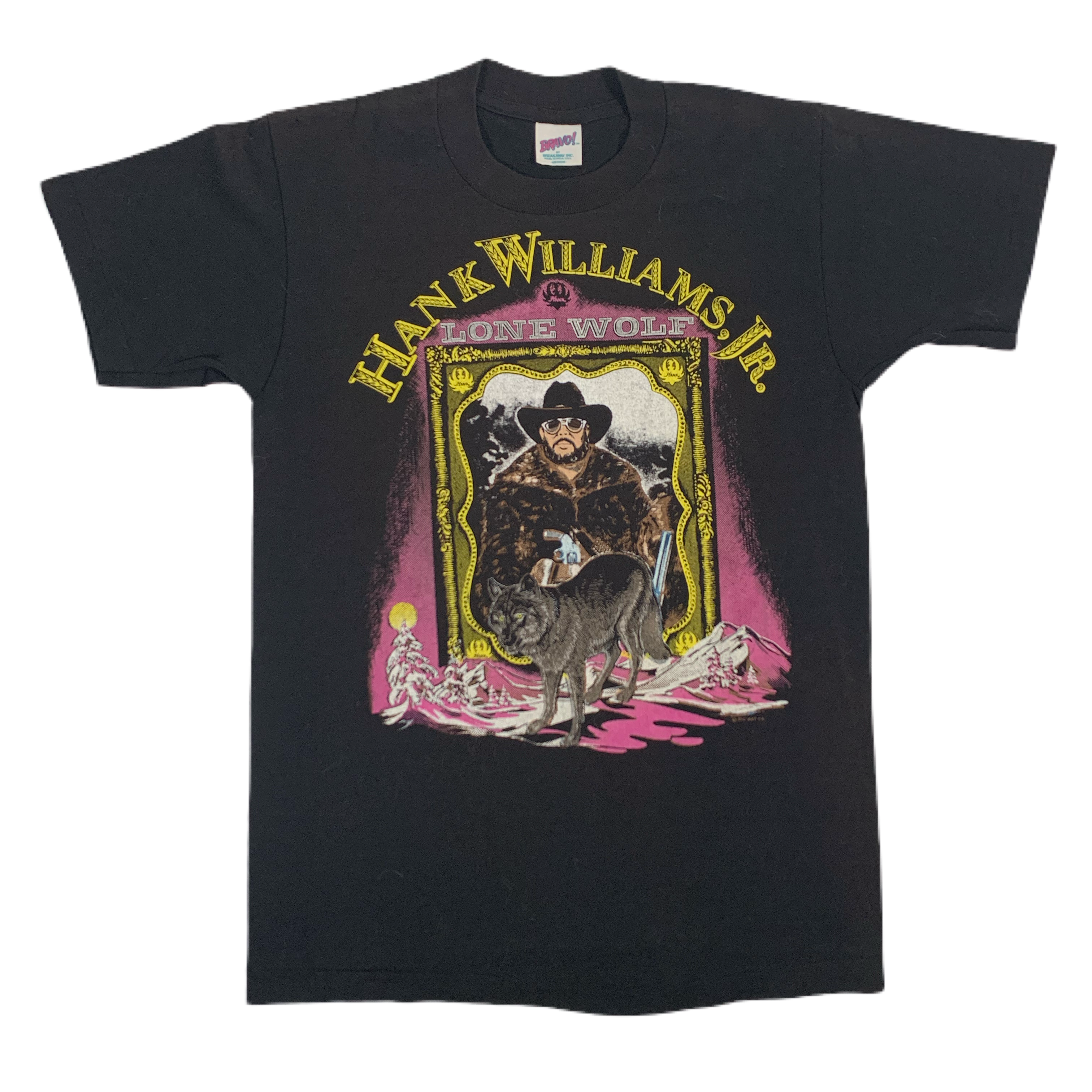 Vintage Hank Williams JR. “Lone Wolf” T-Shirt