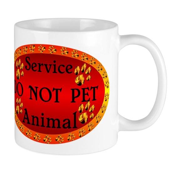 Service Animal Do Not Pet Mug