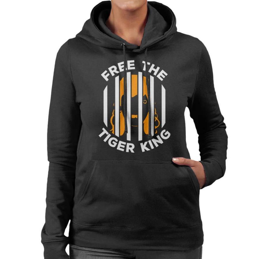 Free The Tiger King Joe Exotic Women’s Hooded Sweatshirt