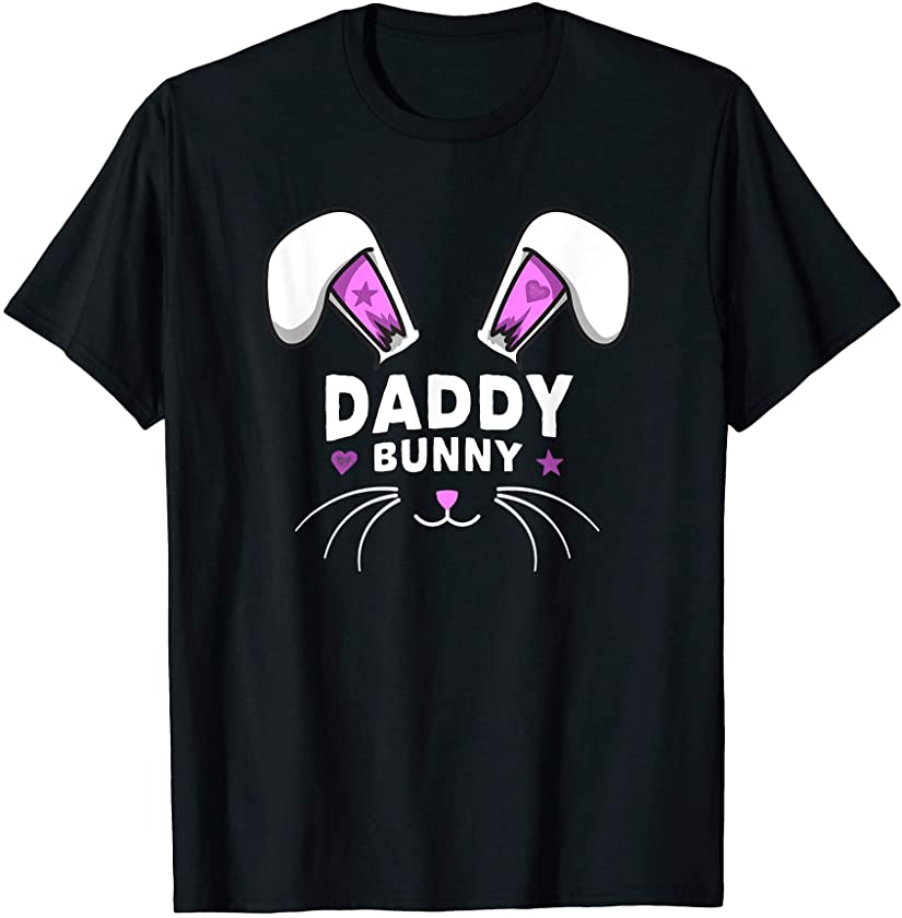 Mens Family Matching Daddy Bunny Cute Rabbit Easter Day Dad Funny T-Shirt