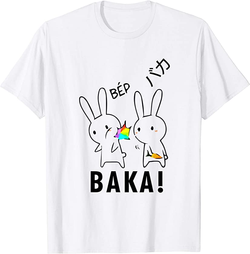 Baka Rabbit Funny Japanese word for Anime lovers Gift T-Shirt