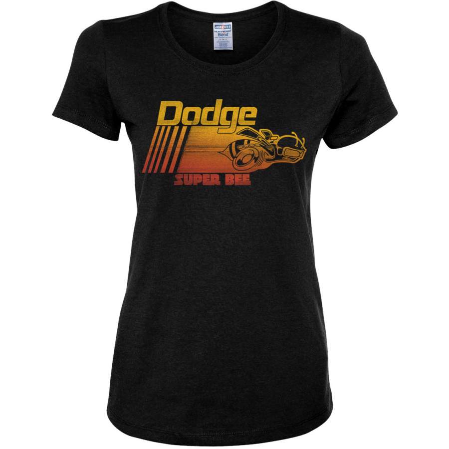 Dodge Super Bee Classic Retro Vintage Racing Logo Cars and Trucks Womens Graphic T-Shirt