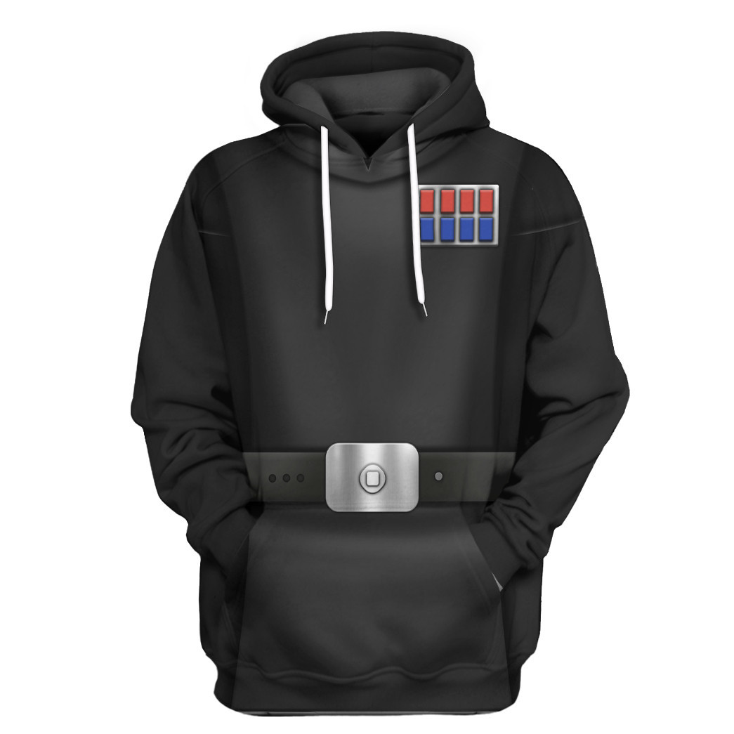 3D Sw Stromtrooper Corps Imperial Officer Uniform Cosplay Tshirt Hoodie Apparel