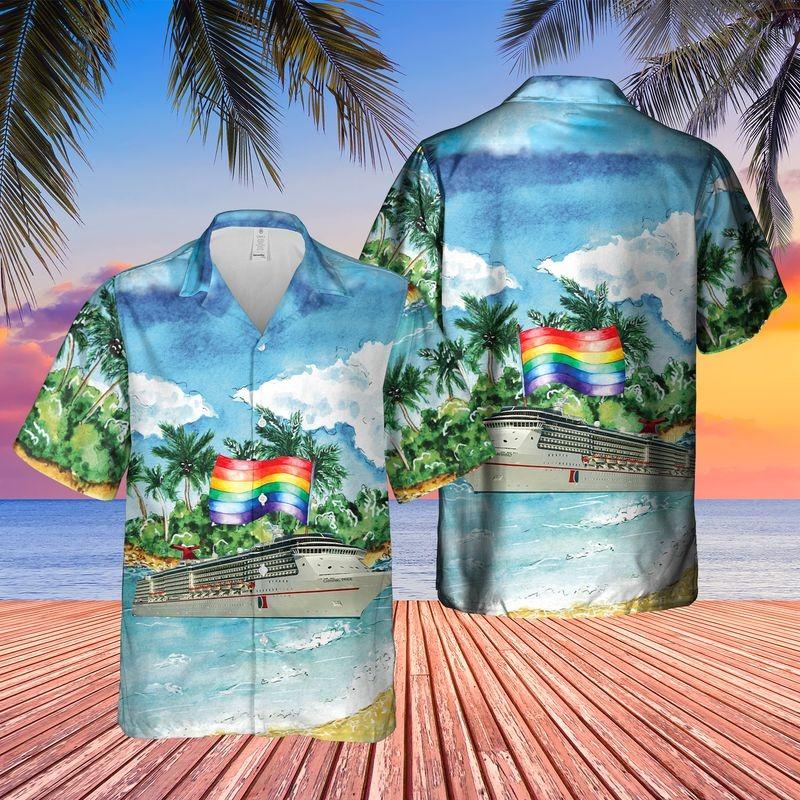 Us Cruise Happy Lgbt Pride Month Hawaiian Shirt
