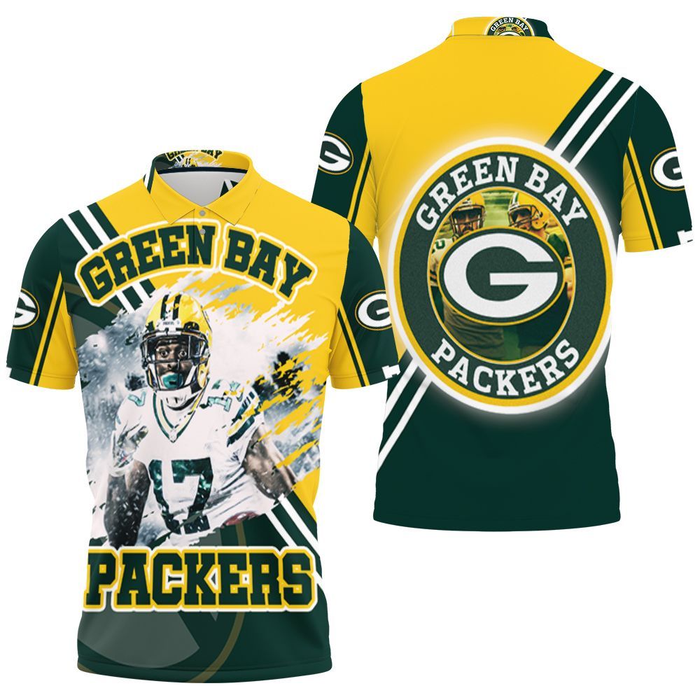 Davante Adams 17 Green Bay Packers For Fans Polo Shirt