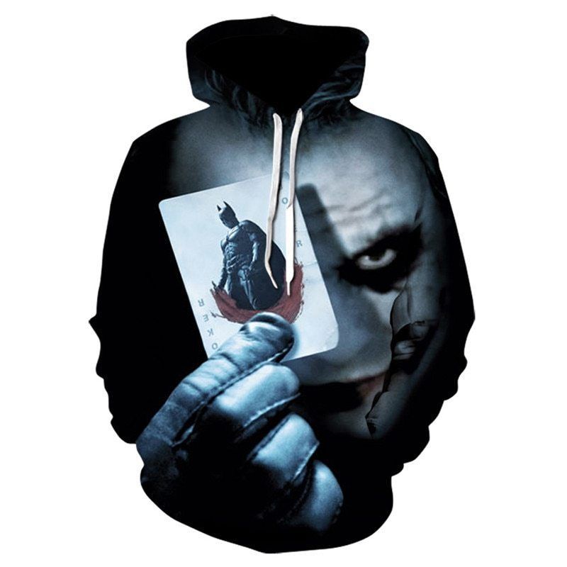 3D Printed Batmans The Joker Style 2 Hoodies