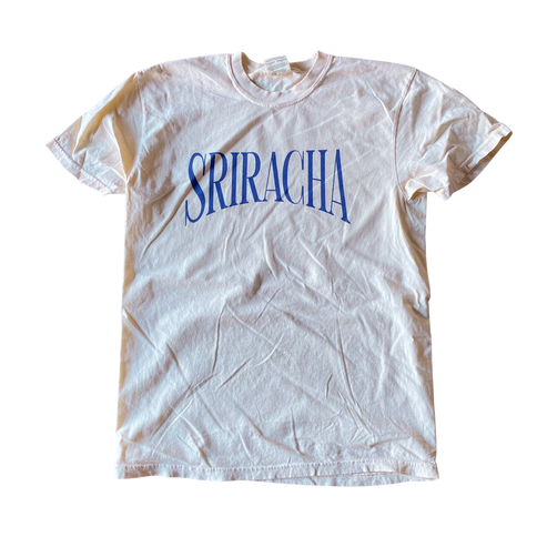 Sriracha Text Tee Shirt Outfit  For Men  For Women