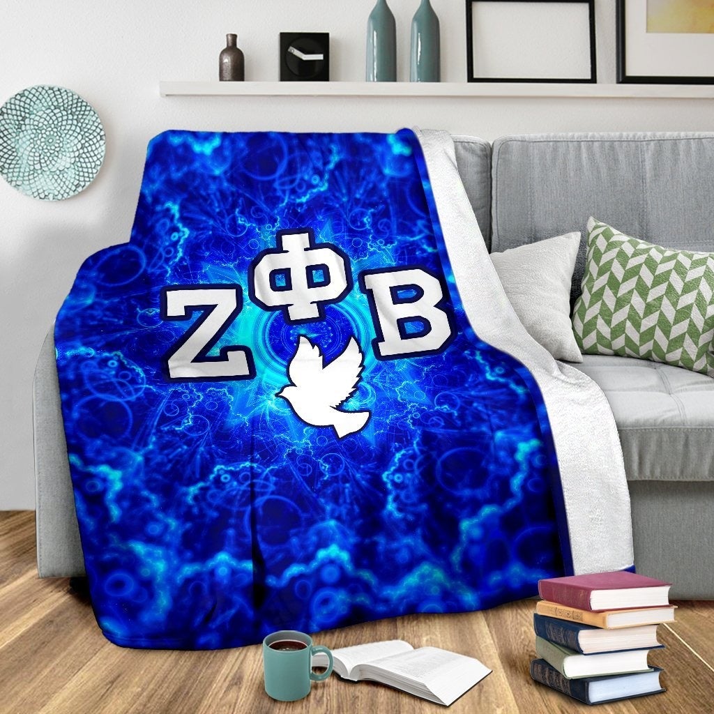 Wonderprint Blanket Galaxy Zeta Phi Beta Premium Blanket Lt10