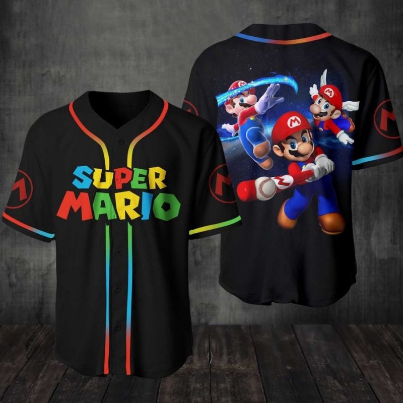 Super Mario Baseball Jersey Shirt 051