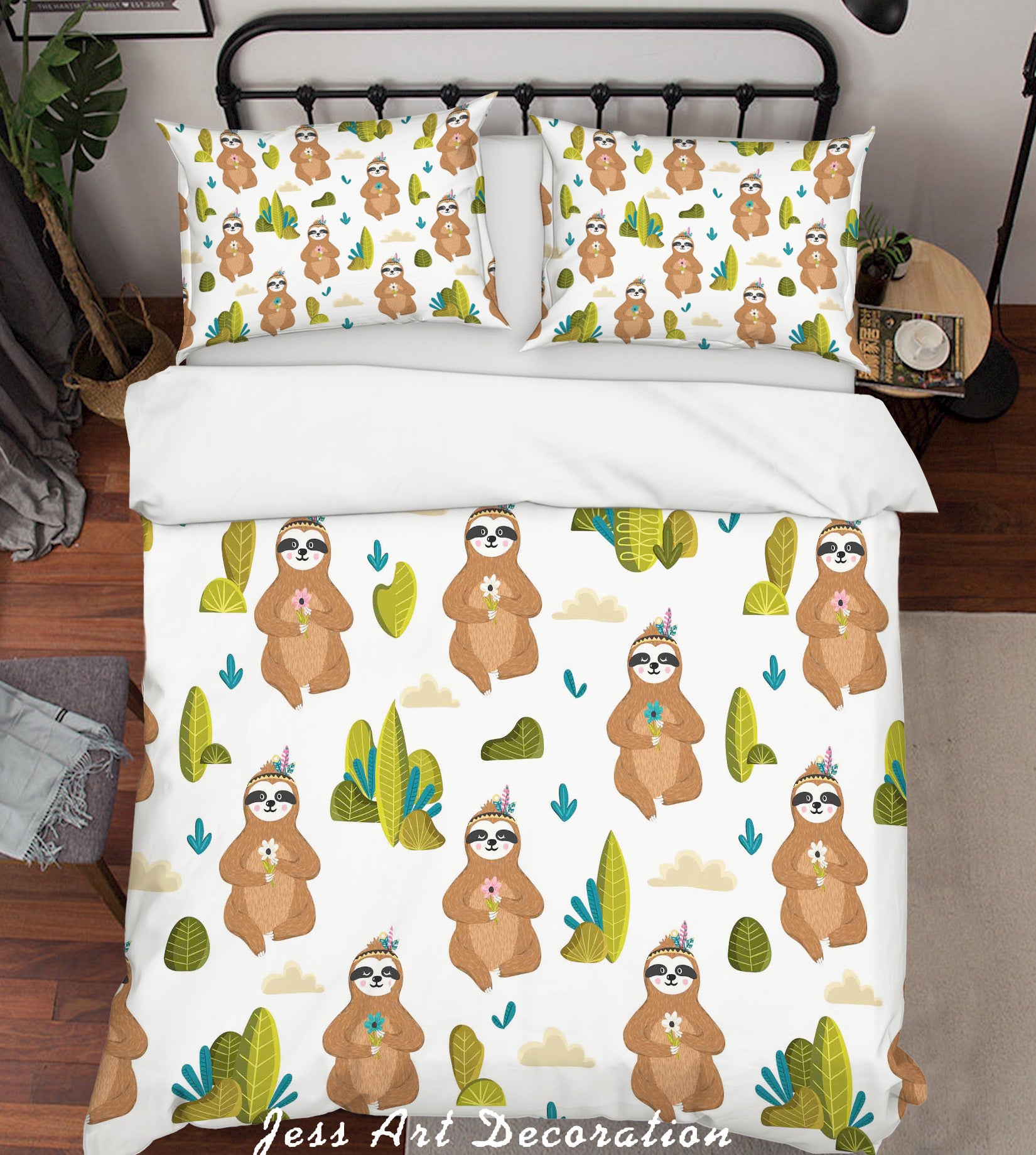 3D Cartoon Animals Quilt Cover Set Bedding Set Pillowcases  6