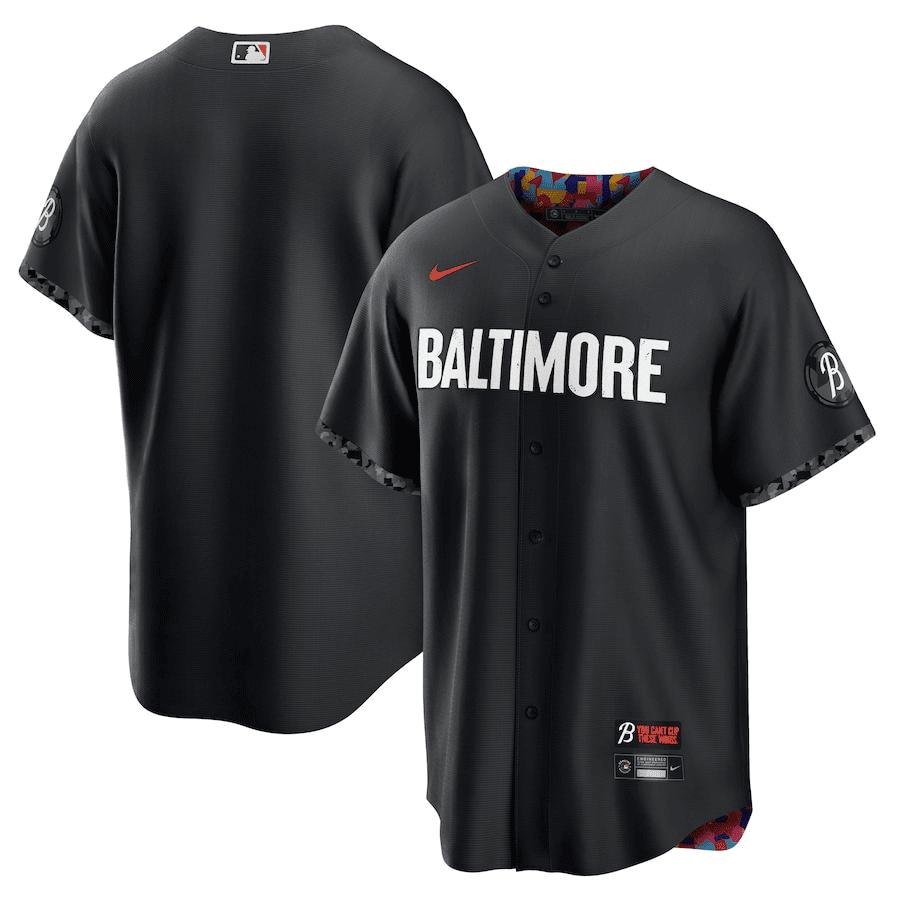 Baltimore Orioles 2023 City Connect Men Jersey – Black