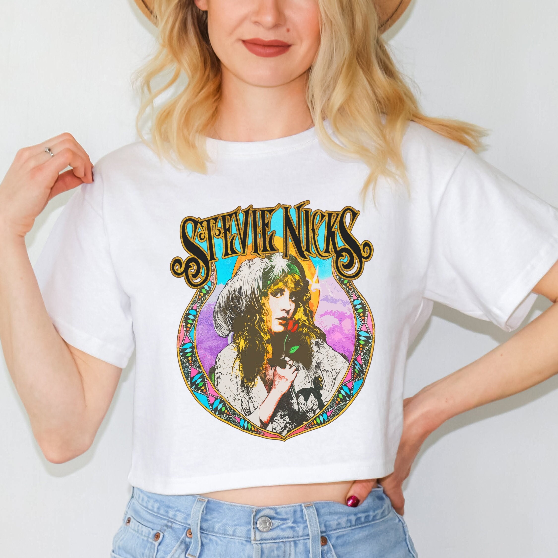 Stevie Nicks Crop Top, Stevie Nicks Vintage Shirt, Fleetwood Mac Shirt, Stevie Nicks, Fleetwood Mac, Stevie Nicks Tee, Stevie Nicks Shirt