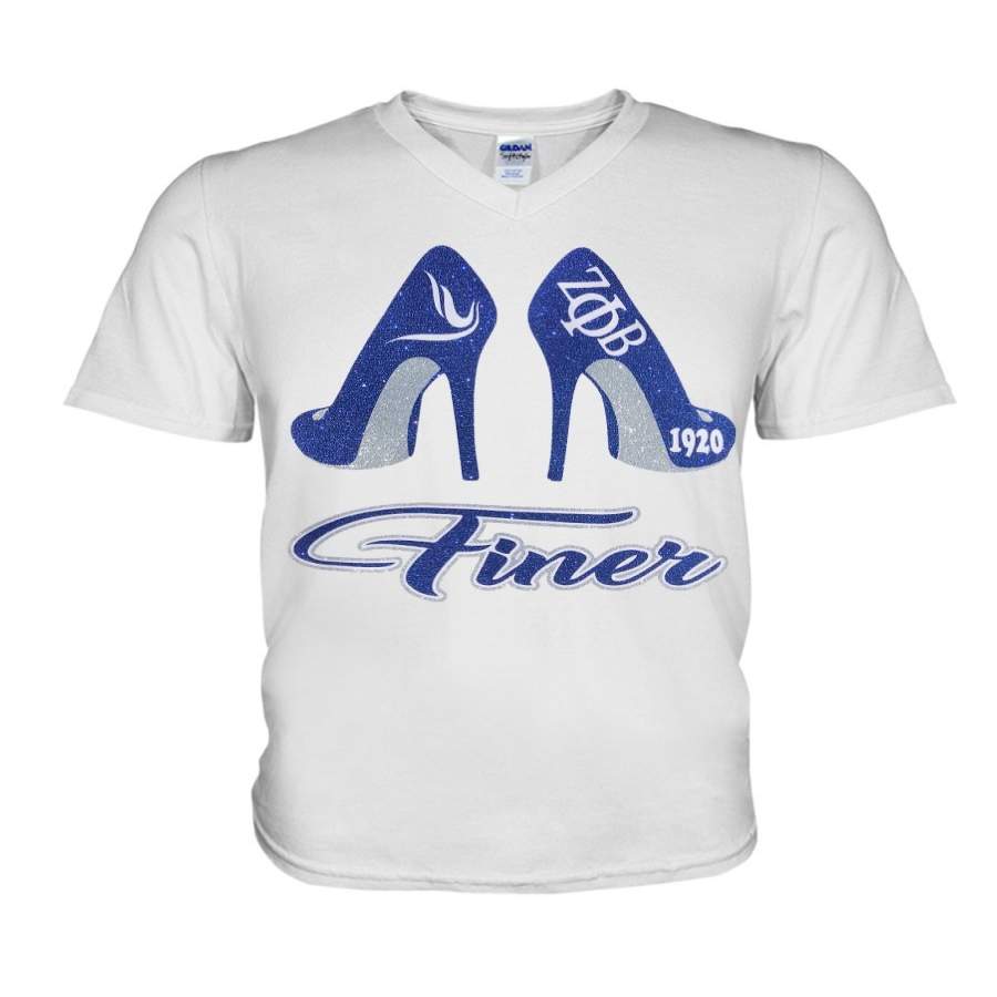 Zeta Phi Beta Finer Guys V-Neck