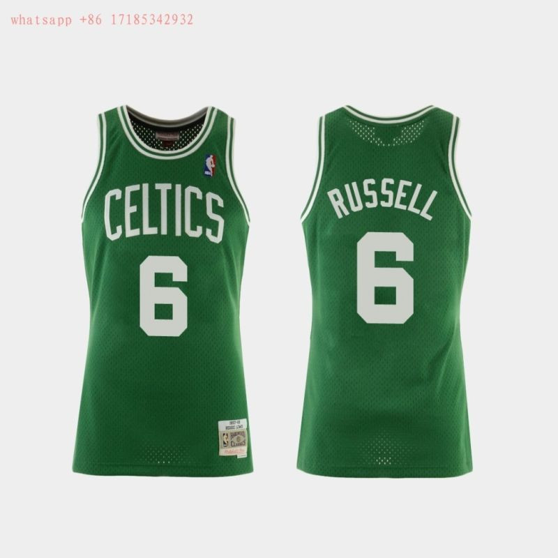 Boston Celtics Bill Russell #6 2020 NBA New Arrival Green Jersey