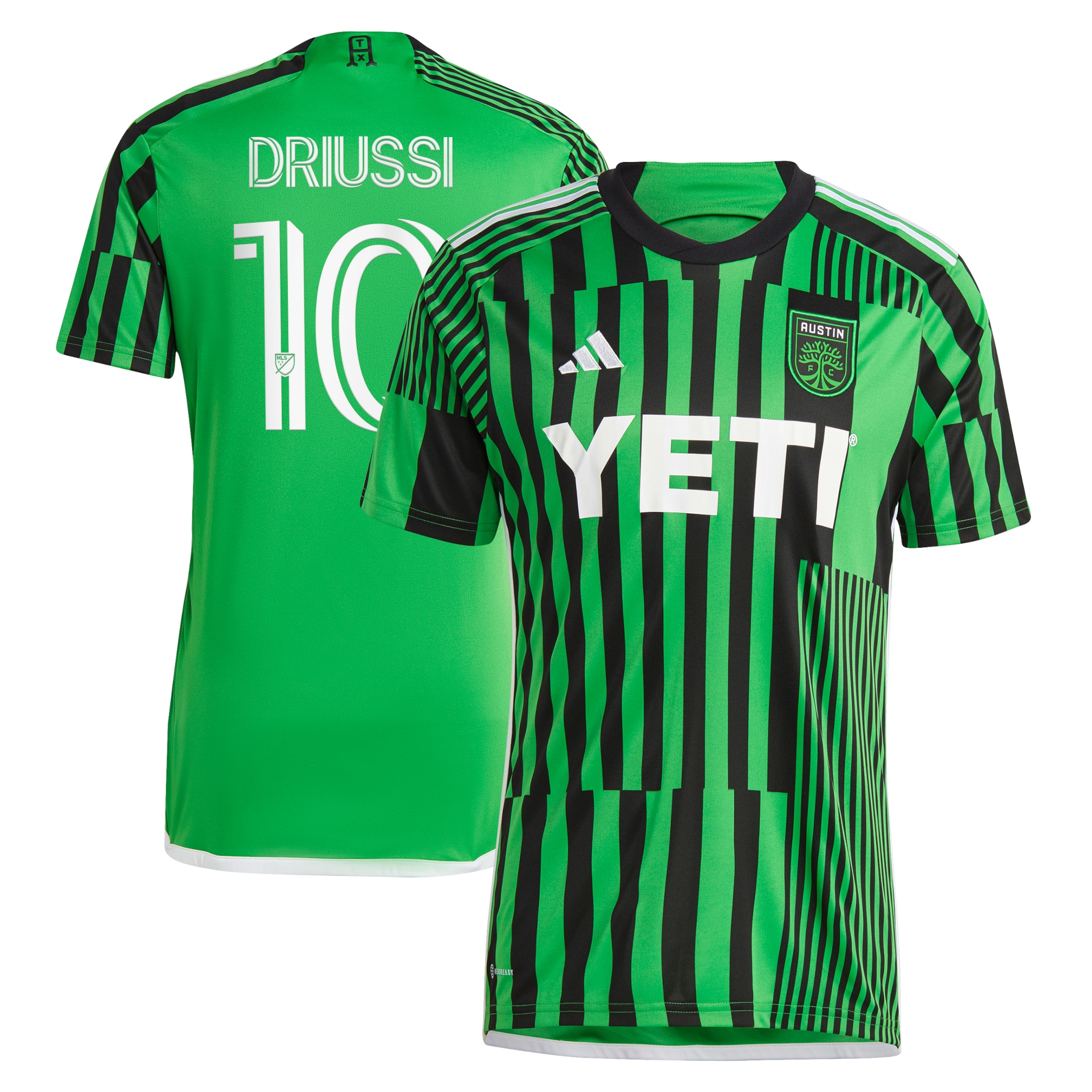 Sebastián Driussi Austin FC 2023 Las Voces Kit Replica Jersey – Green