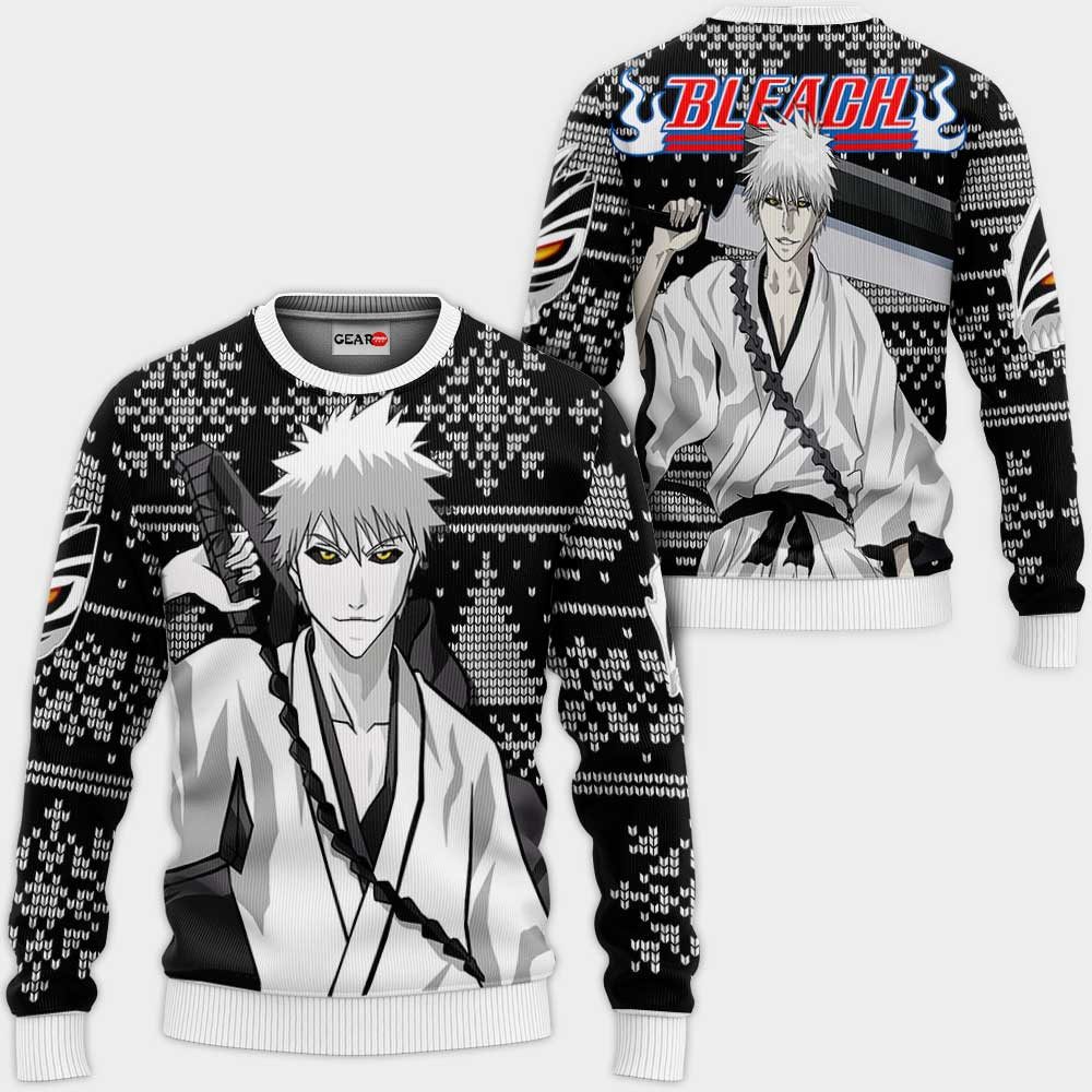 Zangetsu Ugly Christmas Sweater Custom Bl Anime Xmas Gifts