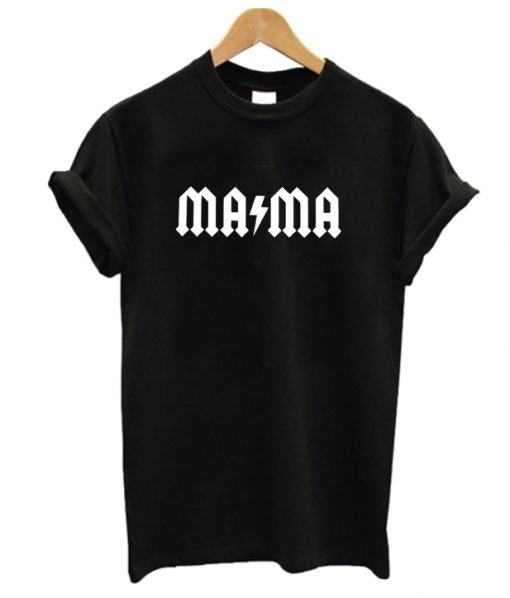 MAMA ACDC-style RS t-shirt