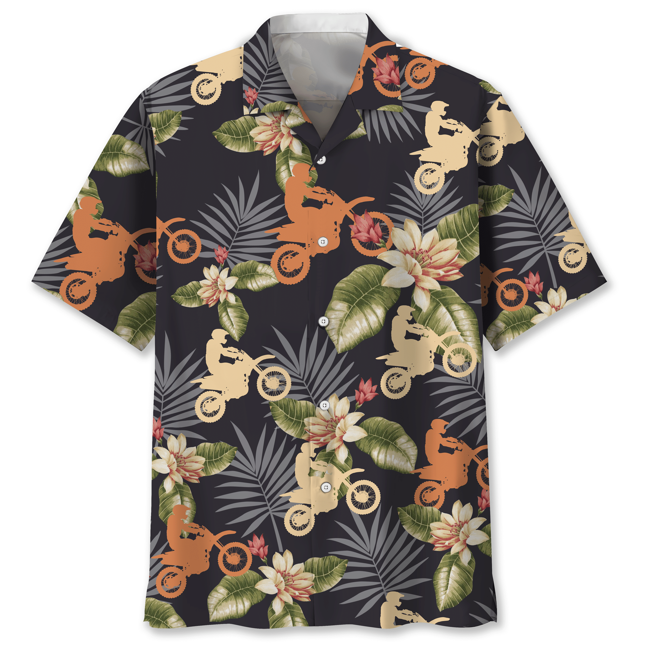 Motocross Tropical Hawaii Shirt Ha47200