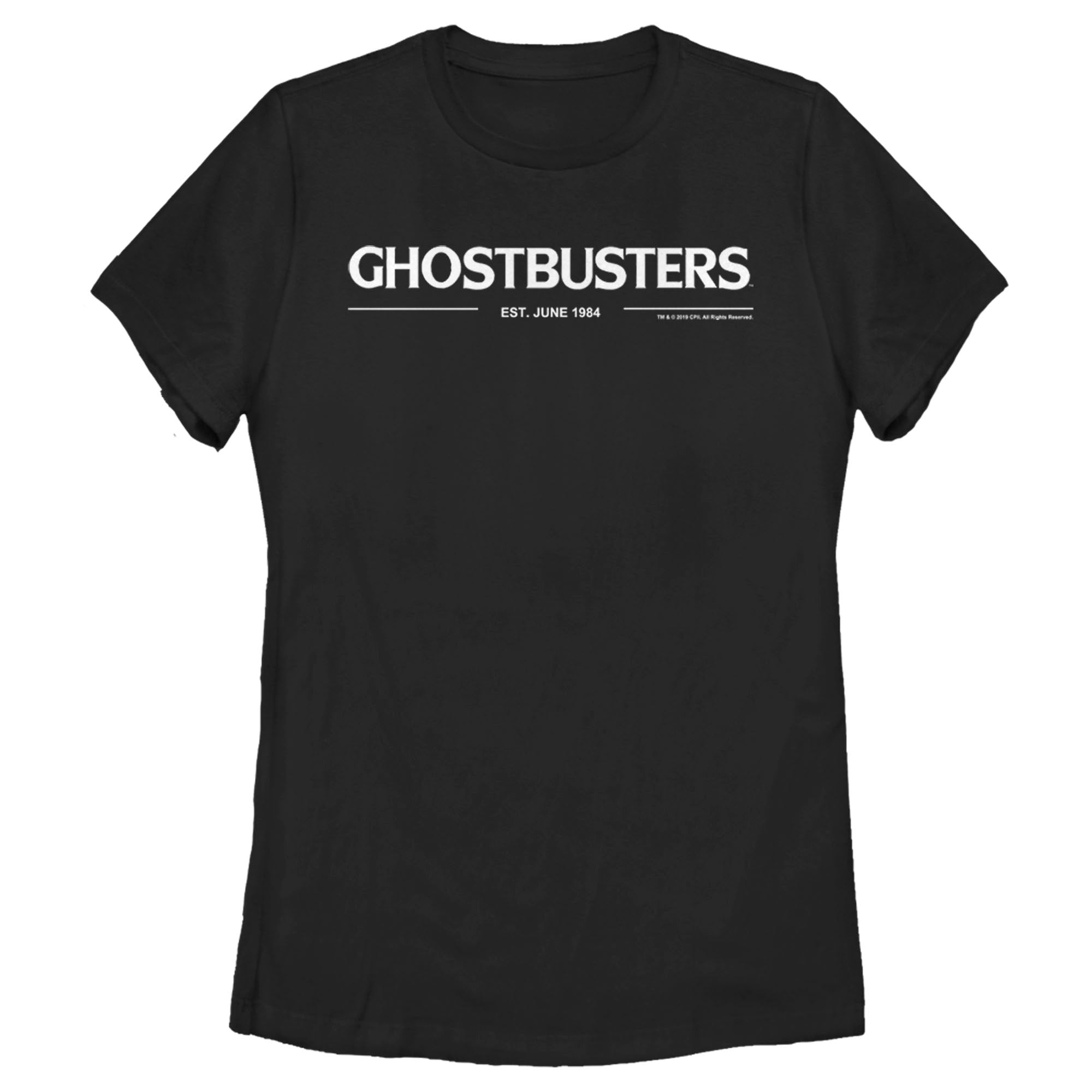 Women’S Ghostbusters White Logo T-Shirt