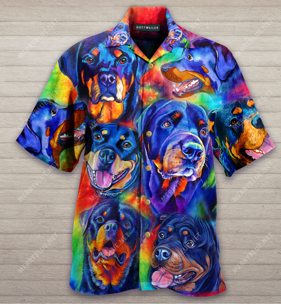 All You Need Is Love And Rottweiler Unisex Hawaiian Shirt