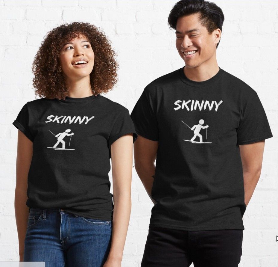 Skinny Shark Tank Skinny Net Worth 2021 Gift Lover Cool Funny Skinny Classic T-Shirt