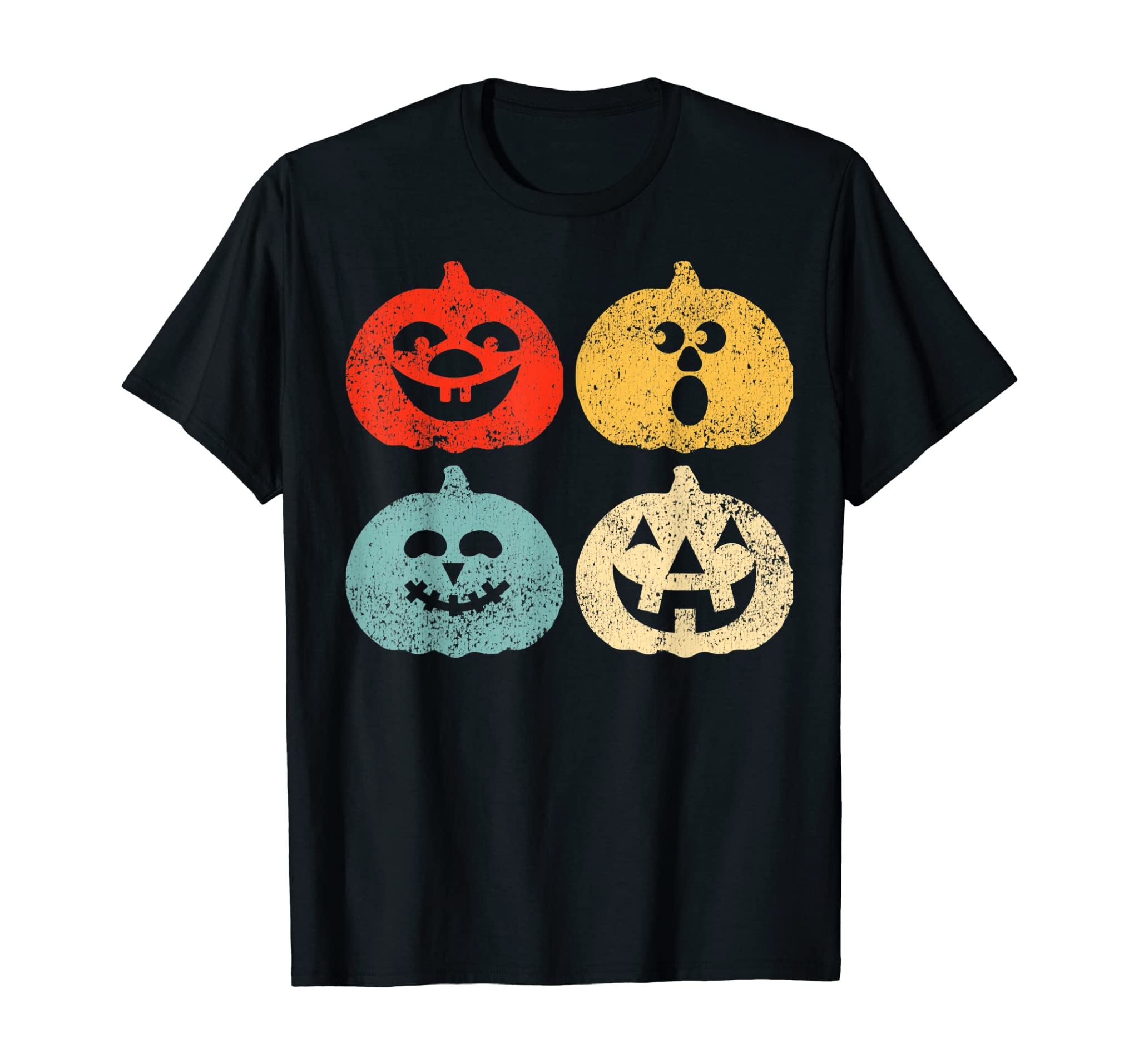 Vintage Halloween Pumpkin Women, Men, Kids, Funny Retro Gift T-Shirt