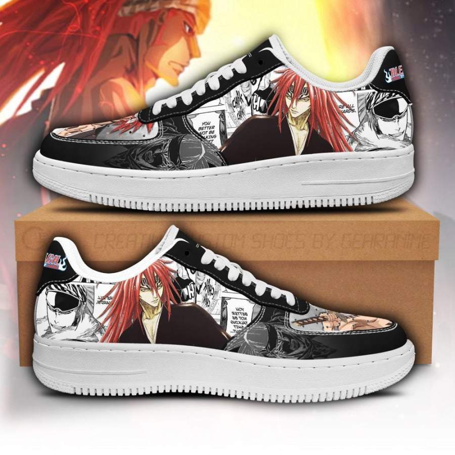 Abarai Renji Air Sneakers Bleach Anime Shoes Fan Gift Idea PT05