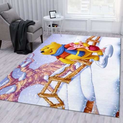 Winnie The Pooh Ver1 Disney Rug All Over Print Logo Custom Area Rug Carpet Full Sizes Home Living Rug Carpet Decor