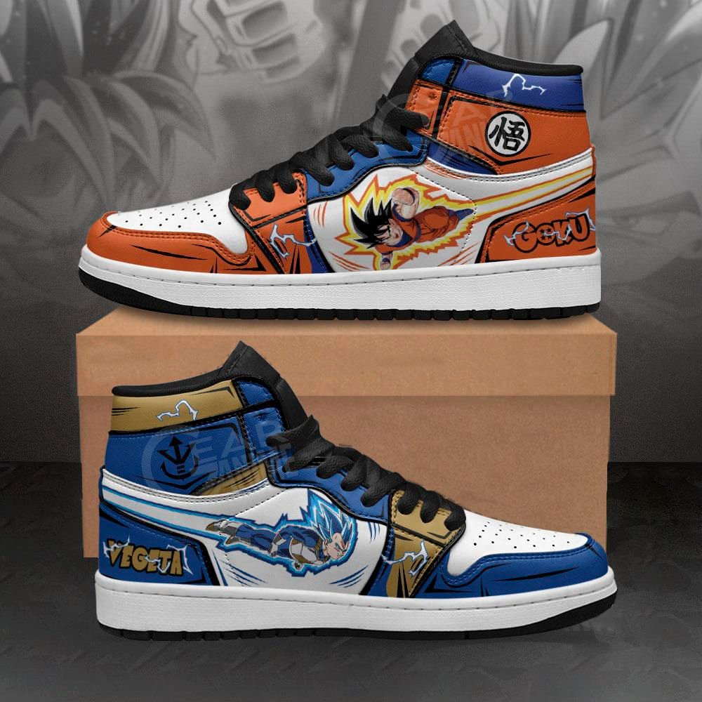 Goku And Vegeta Sneakers Custom Dragon Ball Anime Shoes Dbz43