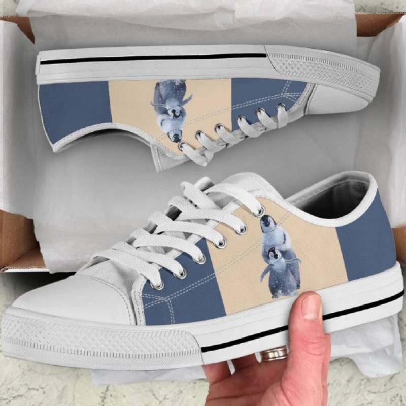 Penguin low top canvas sneakers – maria