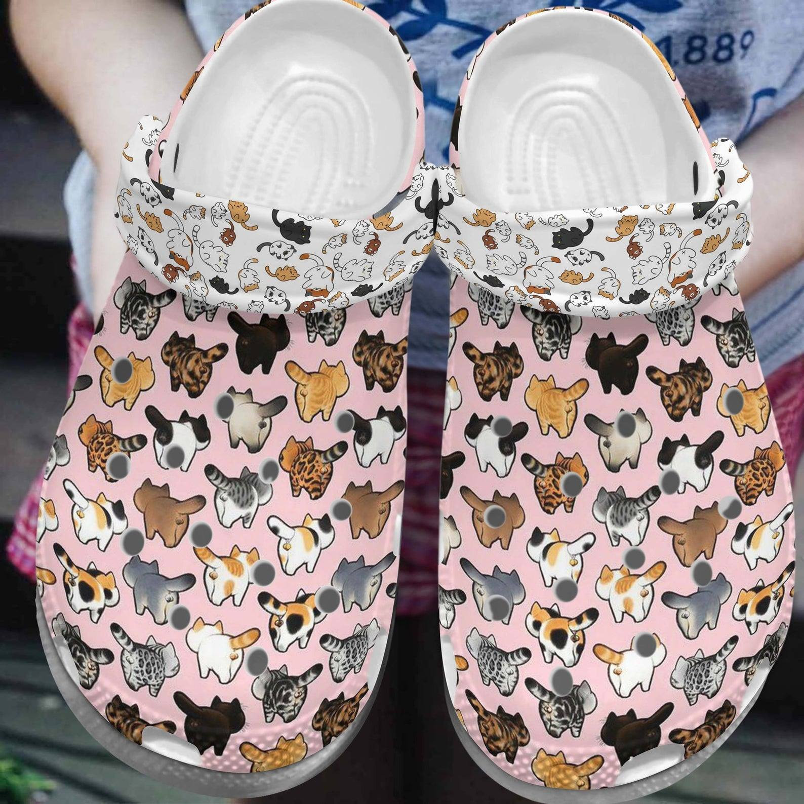Cats Collection Crocss Shoes – Cat Bottom Clog Gifts For Girl Boy ...