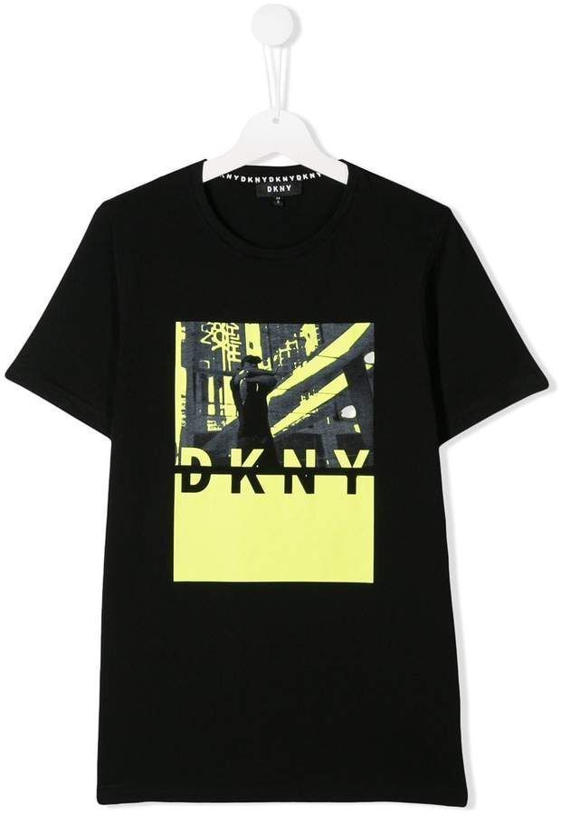 Dkny Teen Logo Print Shirt