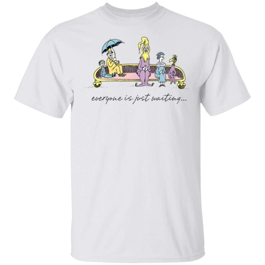 Dr Seuss Oh the Places Youll Go Everyone is Just Waiting TShirt