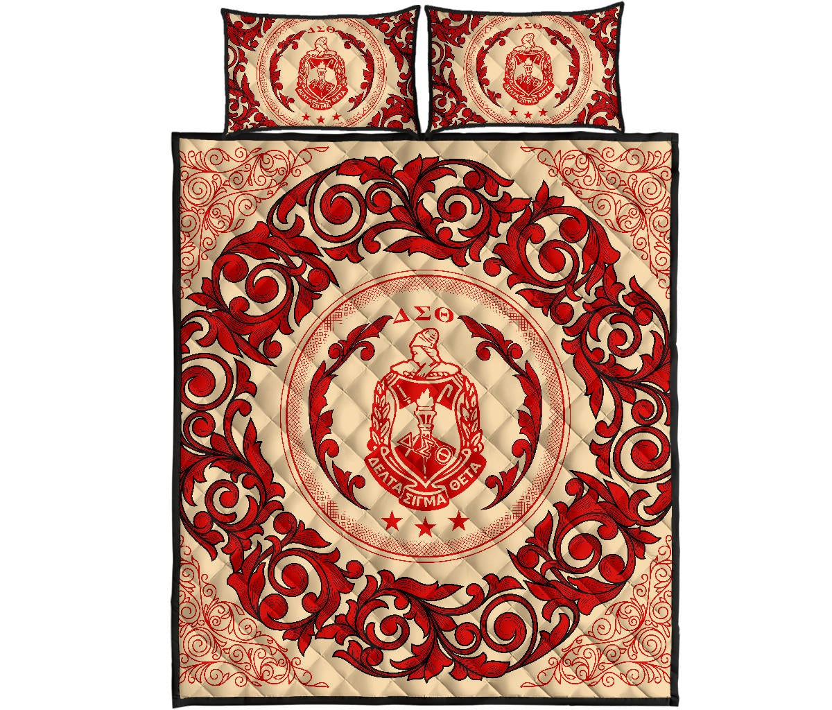 Delta Sigma Theta Sorority Quilt Bed Set – Vergors Store