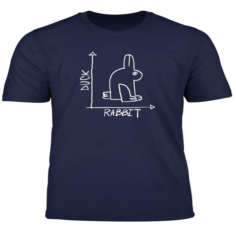 Rabbit Or Duck Optical Illusion Graphic T Shirt