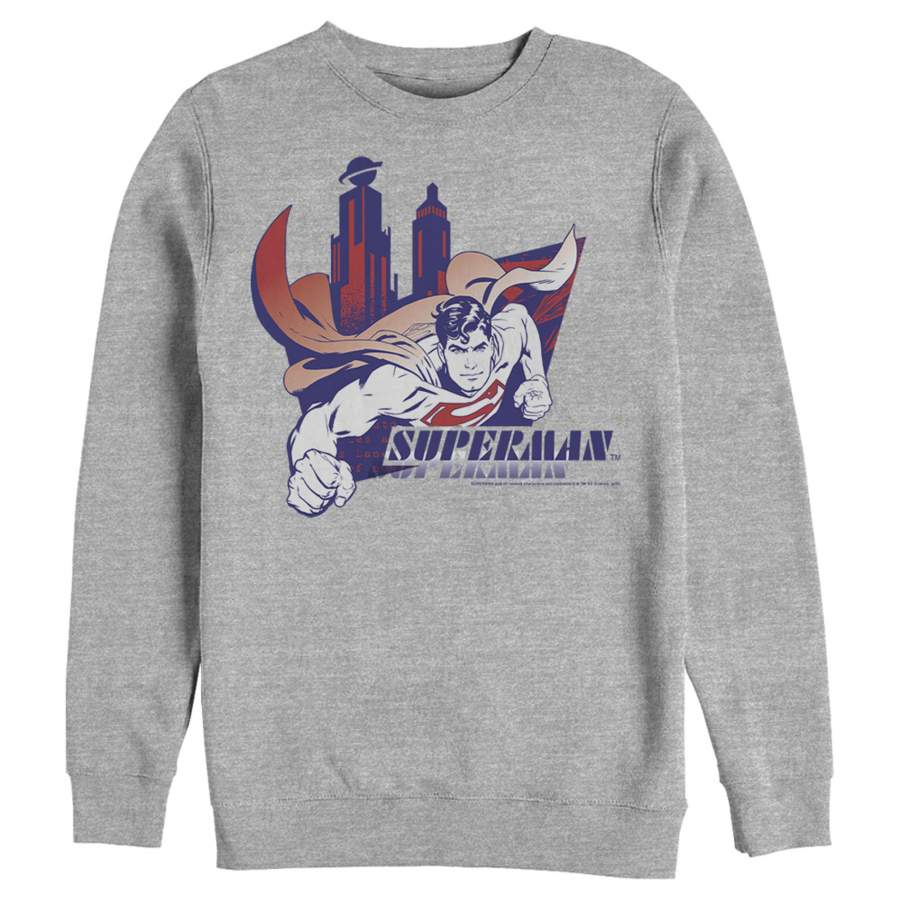 Superman Men’s City’s Hero  Sweatshirt