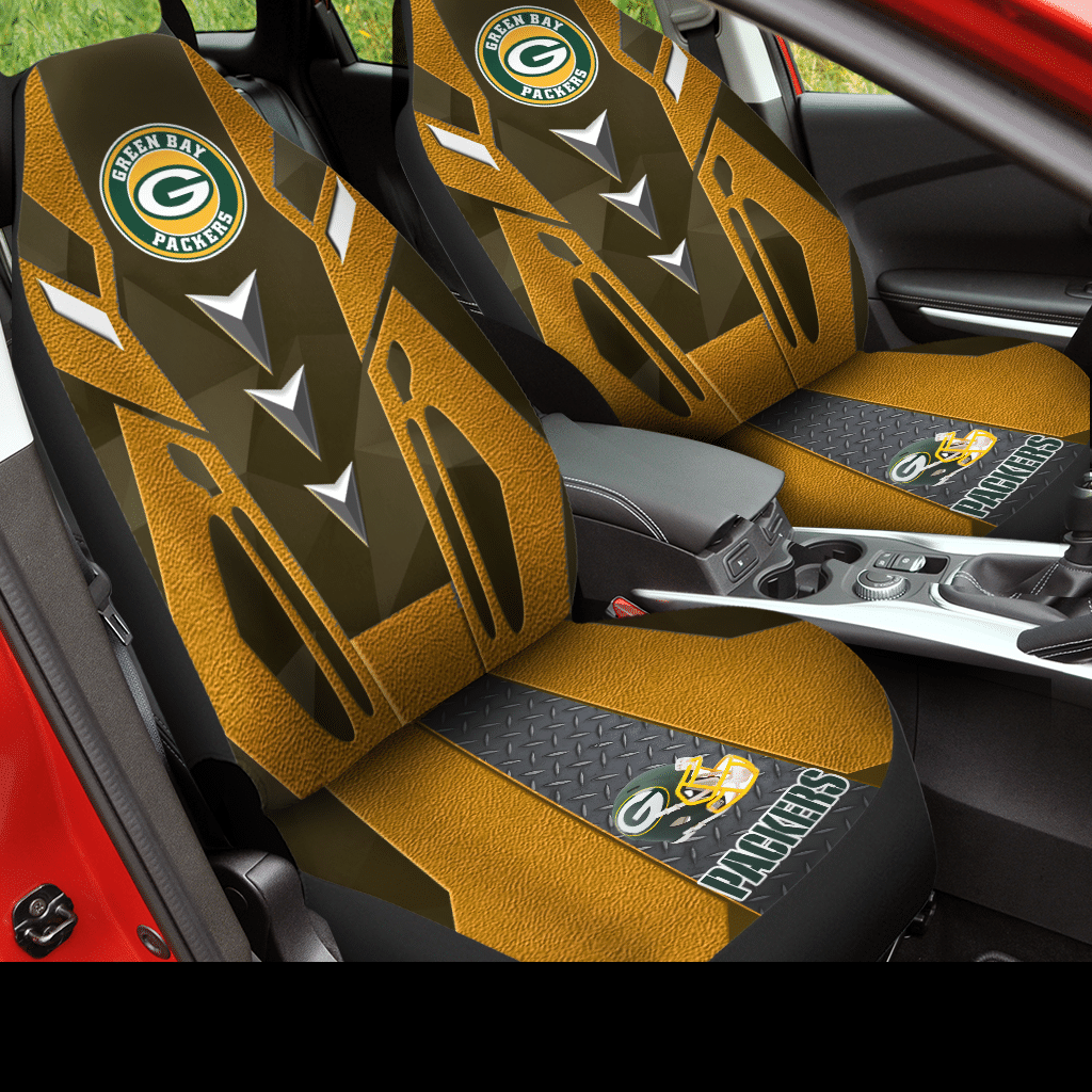 Green Bay Packers Car Seat Covers (Set Of 2) – V6.2