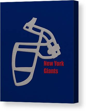 New York Giants Retro Joe Hamilton Canvas Print