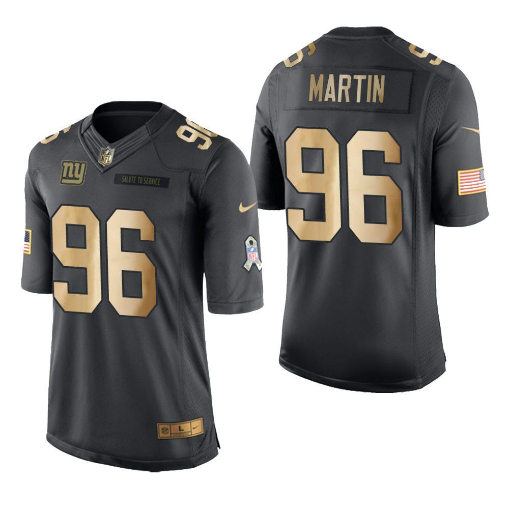 New York Giants Kareem Martin Salute To Service Anthracite Mens Jersey