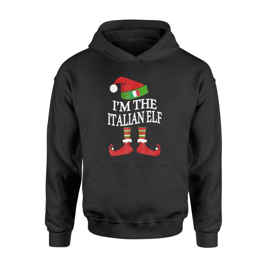 I’m The Italian Elf Matching Group Family Christmas T Shirt – Standard Hoodie