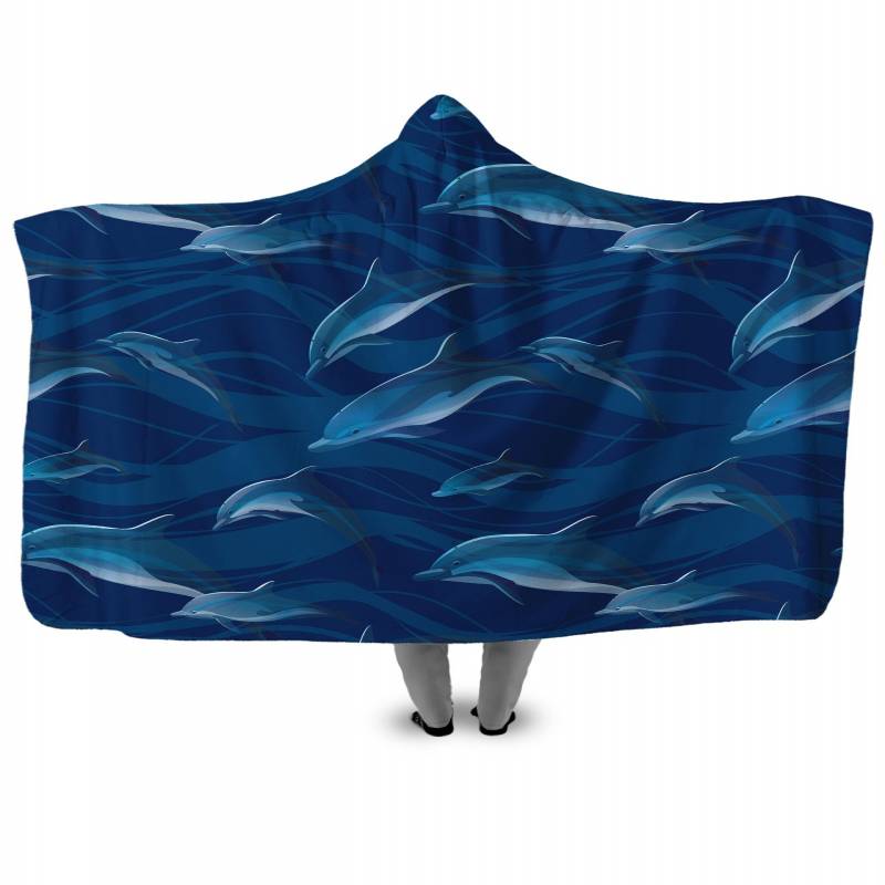 DOLPHIN Hooded Blanket