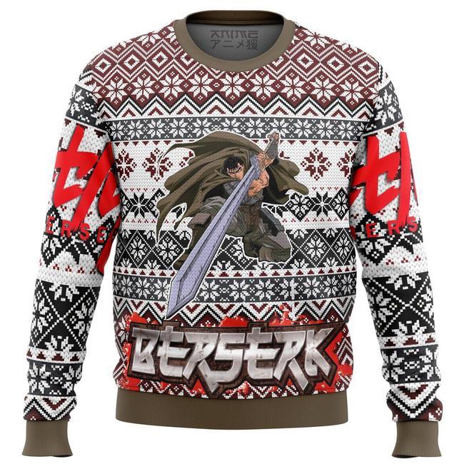 BERSERK GUTS ALT PREMIUM UGLY CHRISTMAS SWEATER – AMAZING GIFT IDEA – THANKSGIVING GIFT