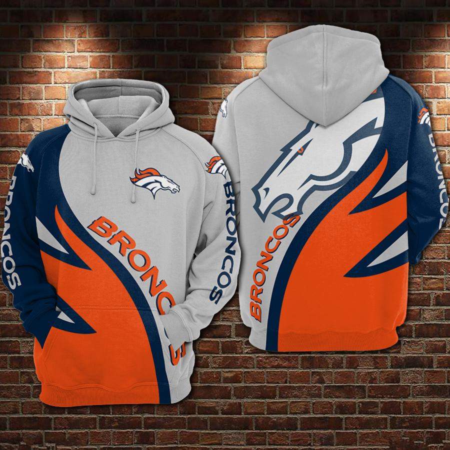 Denver Broncos Hoodie 3D Style2072 All Over Printed