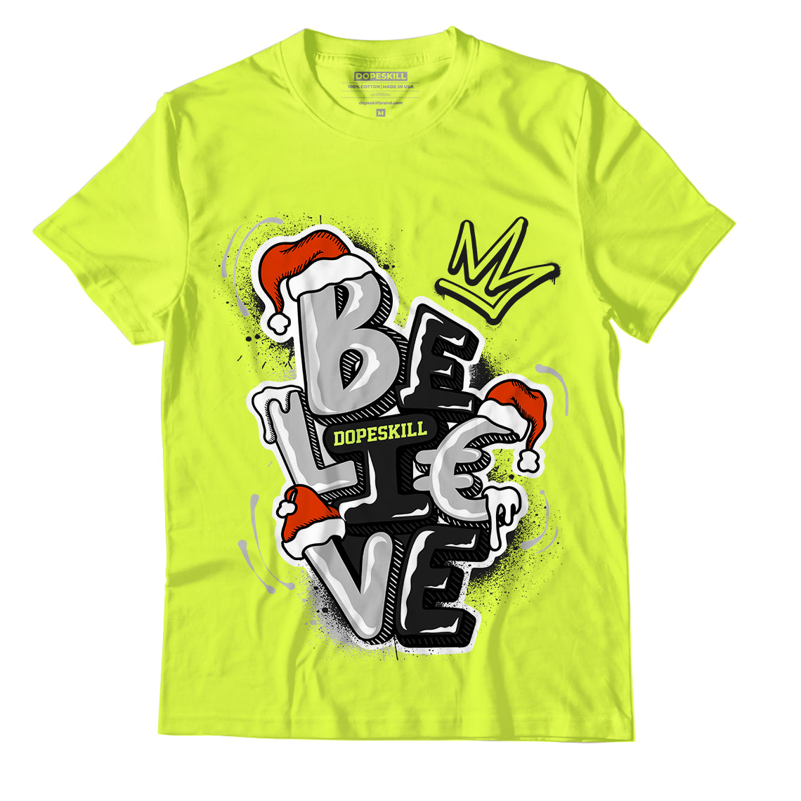 Believe Christmas Unisex Shirt Match Yz Boost 700 Mnvn Phosphor – Phosphor Tshirt