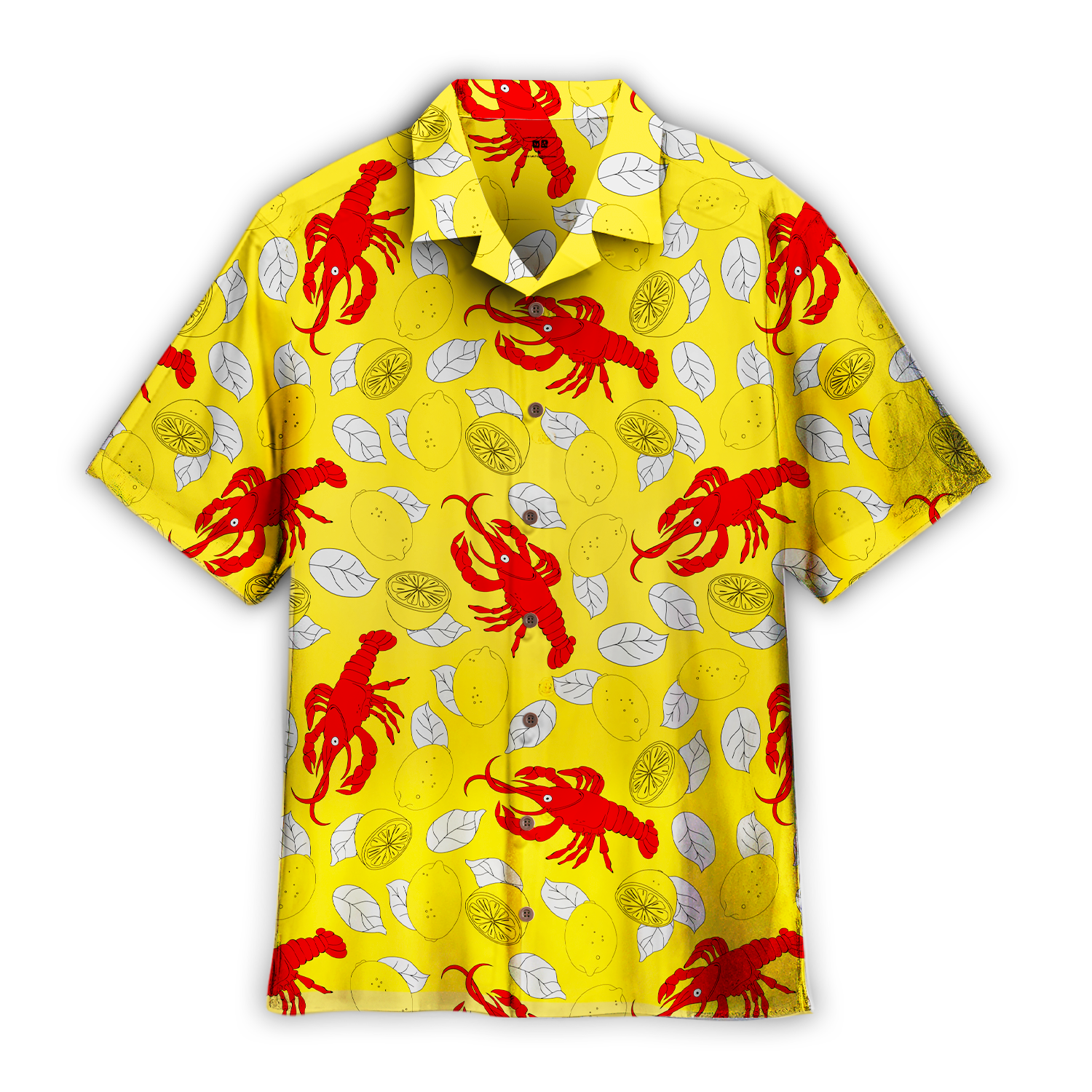 Yellow Crawfish Lemon Hawaii Shirt For Men And Women Ha19438