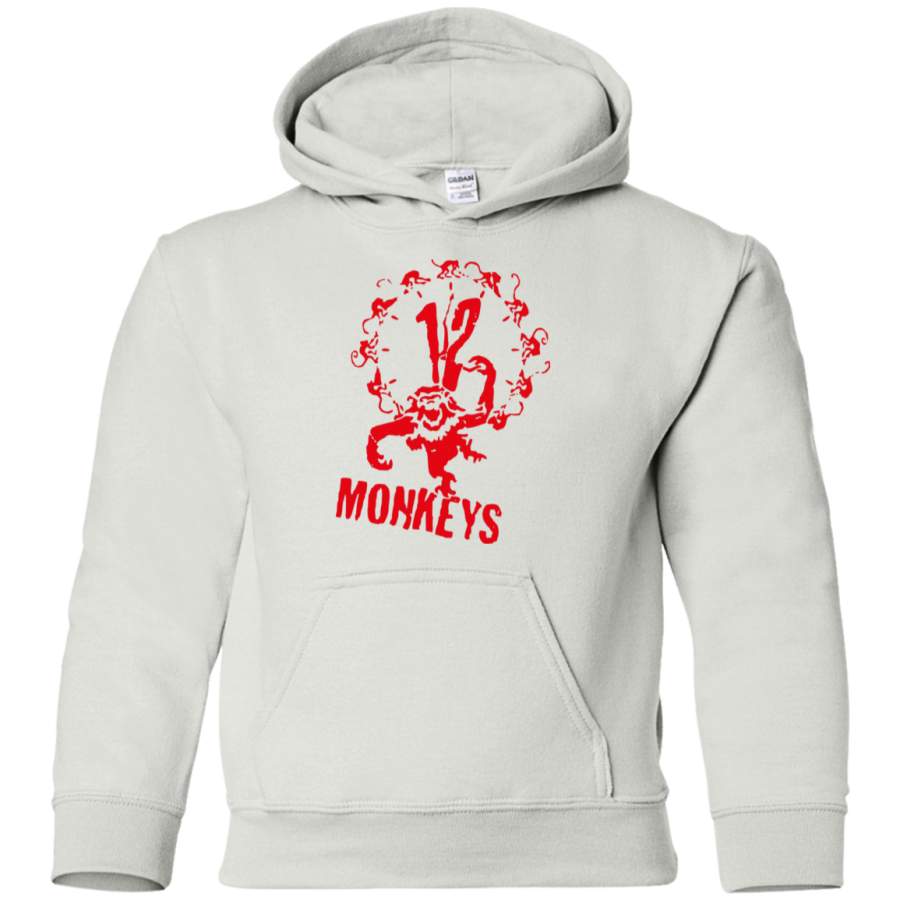 AGR 12 Monkeys Youth Pullover Hoodie