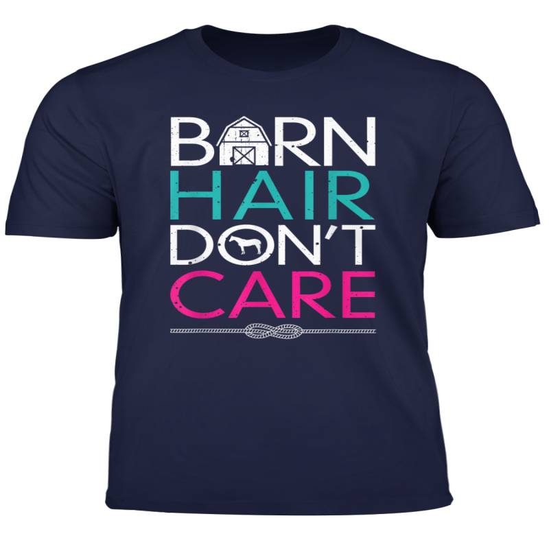 Barn Hair Don T Care T Shirt I Love Horse Riding Racing Farm