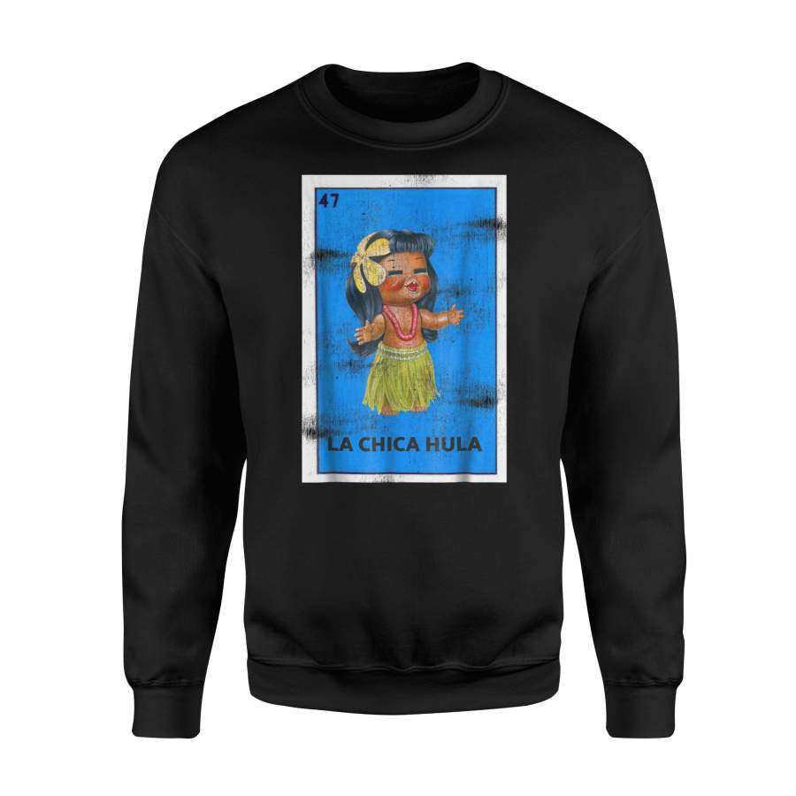 Beach Hawaiin Mexican Loteria Card Themed Sweatshirt